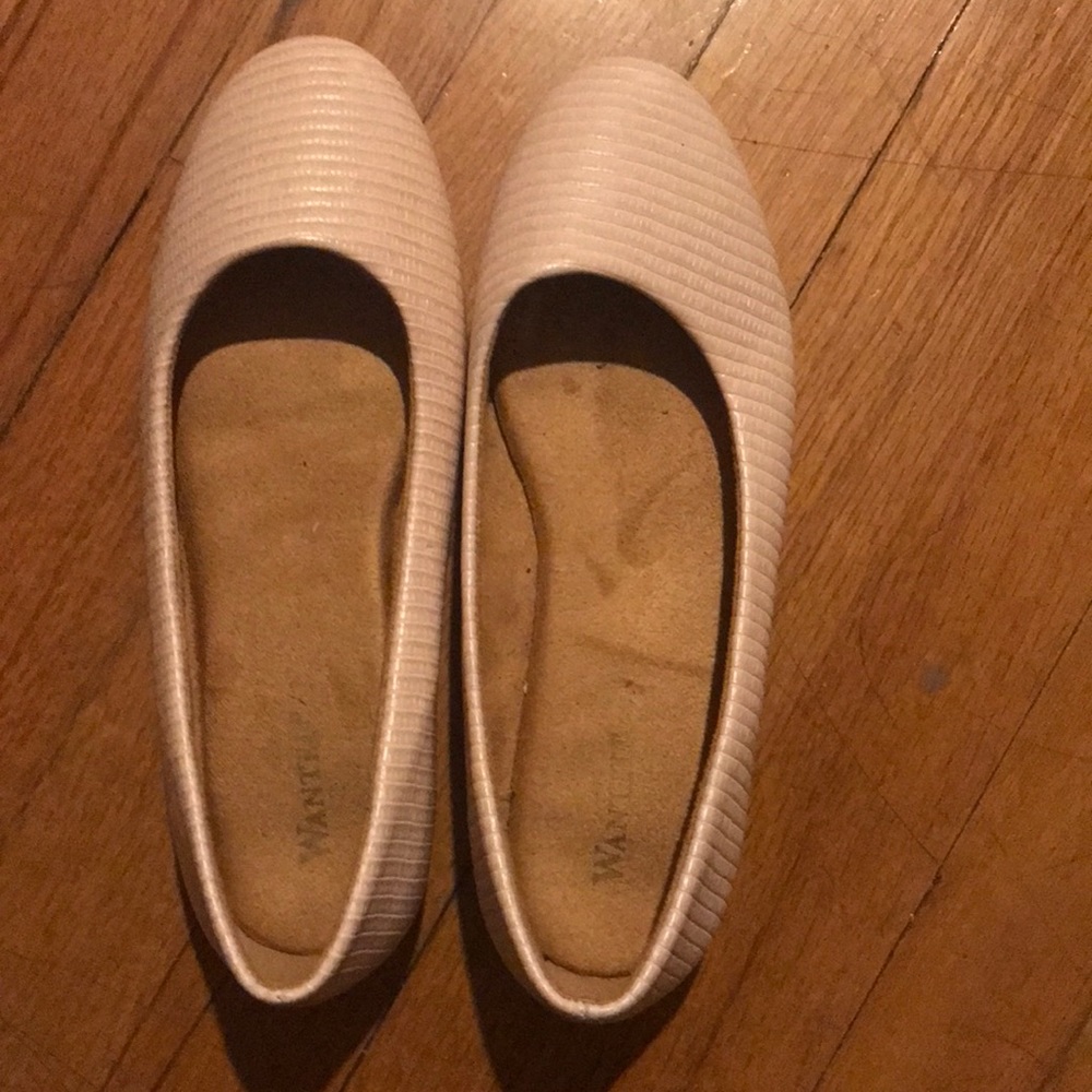 Pink loafers worn ounce great condition